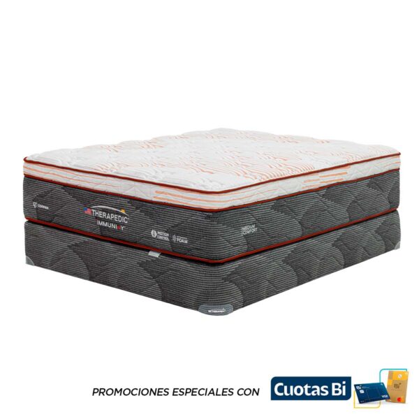 Colchón Immunity Medio-Base — Therapedic Guatemala