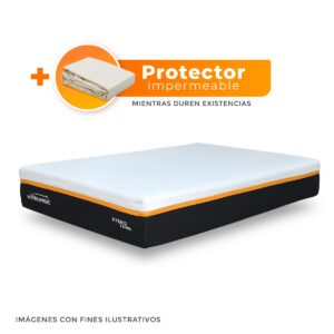 Colchón Go Sleep+Protector Copper Infused