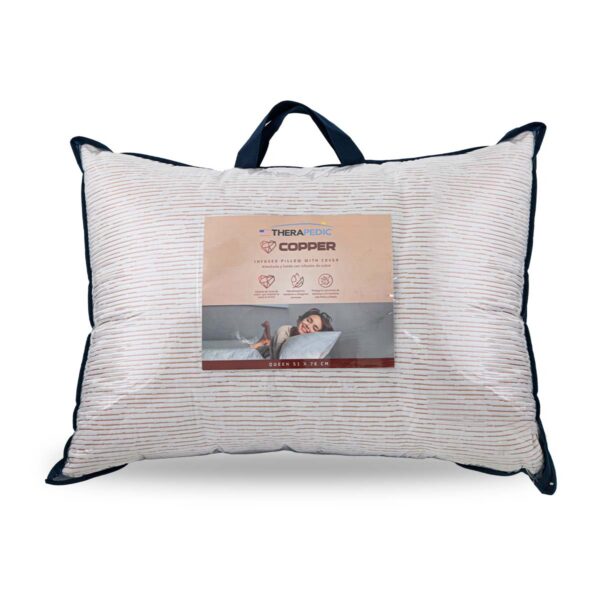 Kit Almohada + Funda Copper — Therapedic Guatemala