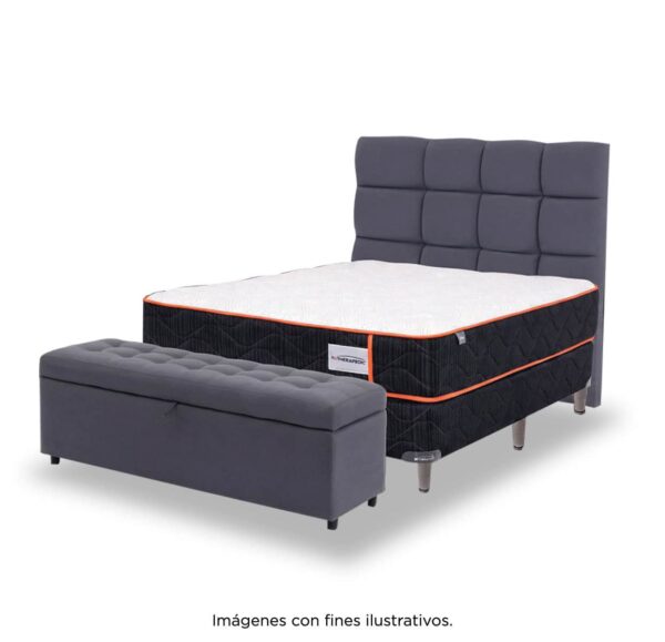 Combo: Colchón Sleep Fitness Firm + Base + Cabecera ó Baúl