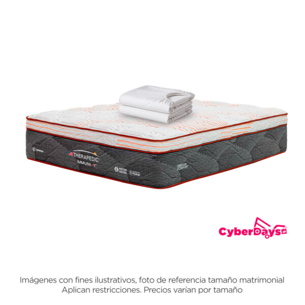 Cyberdays Combo: Colchón Immunity Medio + Protector
