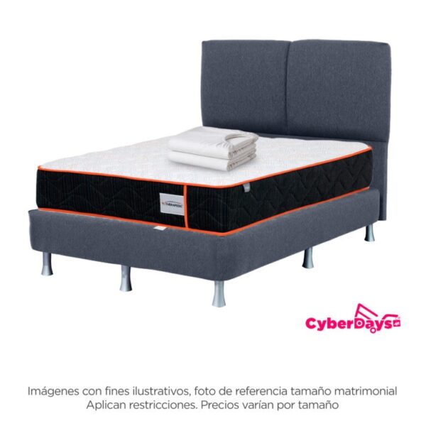 Cyberdays Combo: Camastrón Balance + Colchón Sleep Fitness Firm + Protector